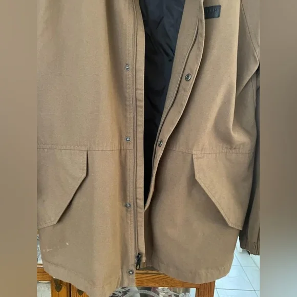 Volcom coat/jacket size Xl Dark tan - Picture 10 of 10